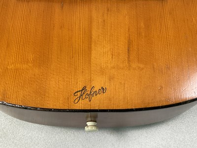 Lot 160 - HOFNER; acoustic guitar, Flamenco number 4048.