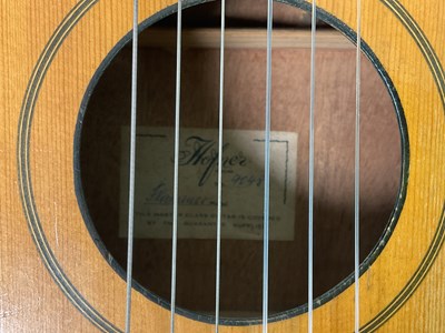 Lot 160 - HOFNER; acoustic guitar, Flamenco number 4048.