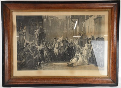 Lot 243 - A large mid 19th century black and white...