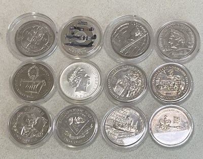 Lot 1377 - ROYAL MINT; four £5 coins for Royal Air Force...