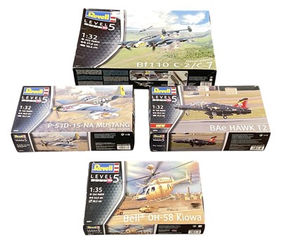 Lot 519 - REVELL; three 1:32 scale aeroplane models...