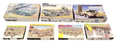 Lot 486 - DRAGON; seven 1:35 scale military vehicle...