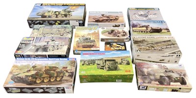 Lot 499 - TRUMPETER; two 1:35 scale military model sets,...