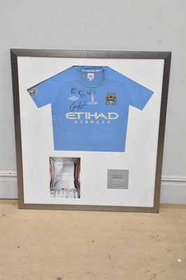 Lot 9 - MANCHESTER CITY; an FA Cup Winners Wembley...