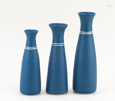 Lot 361 - LOUISE DARBY (born 1957); a graduated trio of...