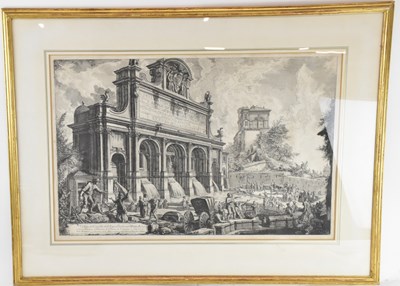 Lot 127 - An 18th century engraving, 'Veduta del...