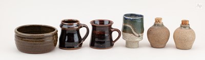 Lot 726 - A group of stoneware ceramics by different...