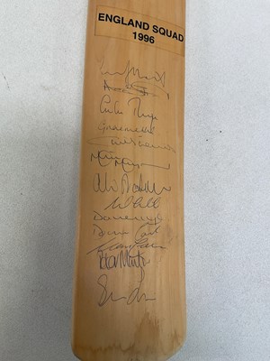 Lot 65 - ENGLAND CRICKET; an Easton Supremo cricket bat,...