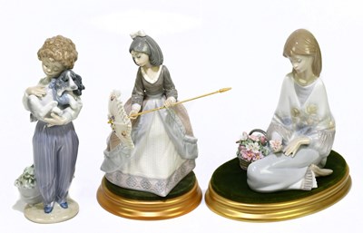 Lot 501 - LLADRO; three figures comprising 1988...