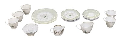 Lot 536 - SUSIE COOPER; a part Art Deco style tea...