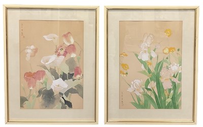 Lot 125 - HARUYO MORITA (born 1945); gouache and...