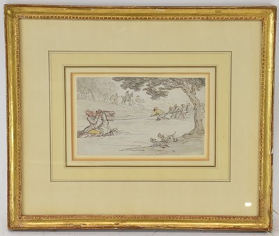 Lot 155 - THOMAS ROWLANDSON (1756-1827); watercolour, 'A...