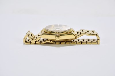 Lot 1622 - ROLEX; a gentleman's 18ct gold Oyster Quartz...