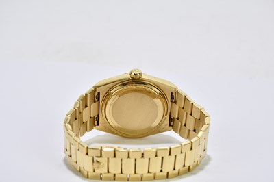 Lot 1622 - ROLEX; a gentleman's 18ct gold Oyster Quartz...