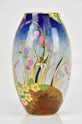 Lot 475 - CARLTON WARE; an ovoid form vase decorated...