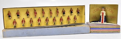 Lot 295 - A boxed set of nineteen diecast lead figures of Yeomen Wardens