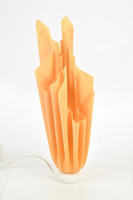 Lot 337 - GEORGIA JACOB; an unusual flame plastic lamp, '...