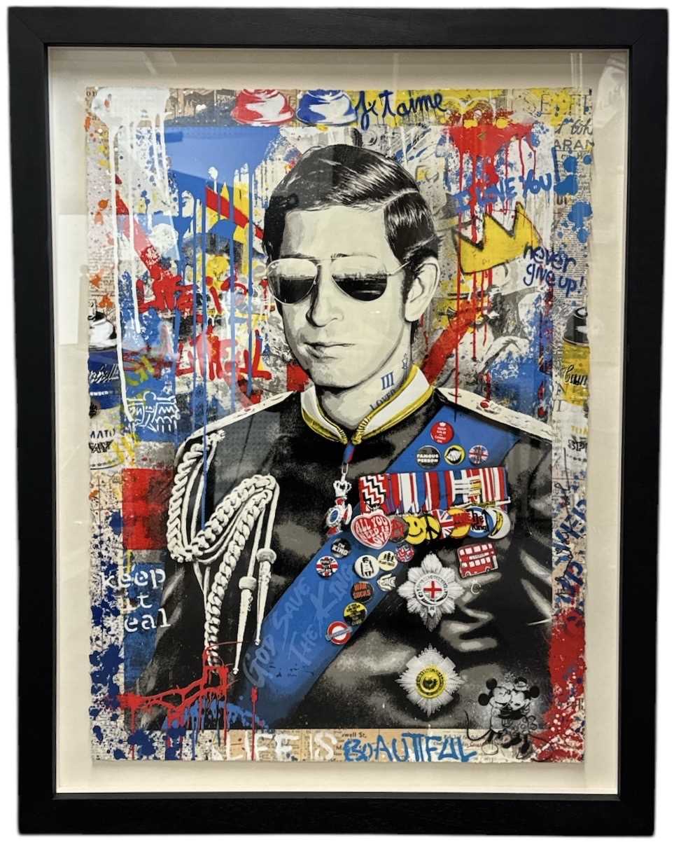 Lot 167 - MR BRAINWASH (born 1966); a hand embellished...