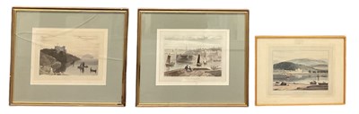 Lot 142 - WILLIAM DANIELL; three 19th century aquatint...