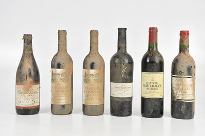 Lot 375 - RED WINE; six bottles of mixed red wine...