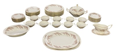 Lot 545 - MINTON; a part dinner service decorated in the...