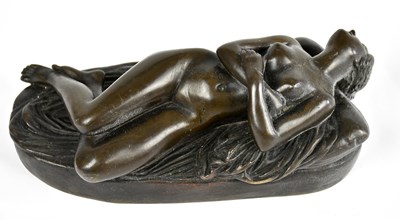 Lot 309 - AFTER JEAN JACQUES PRADIER; a cast bronze...