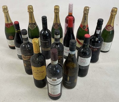 Lot 507 - MIXED WINES AND CHAMPAGNE; an assortment of...