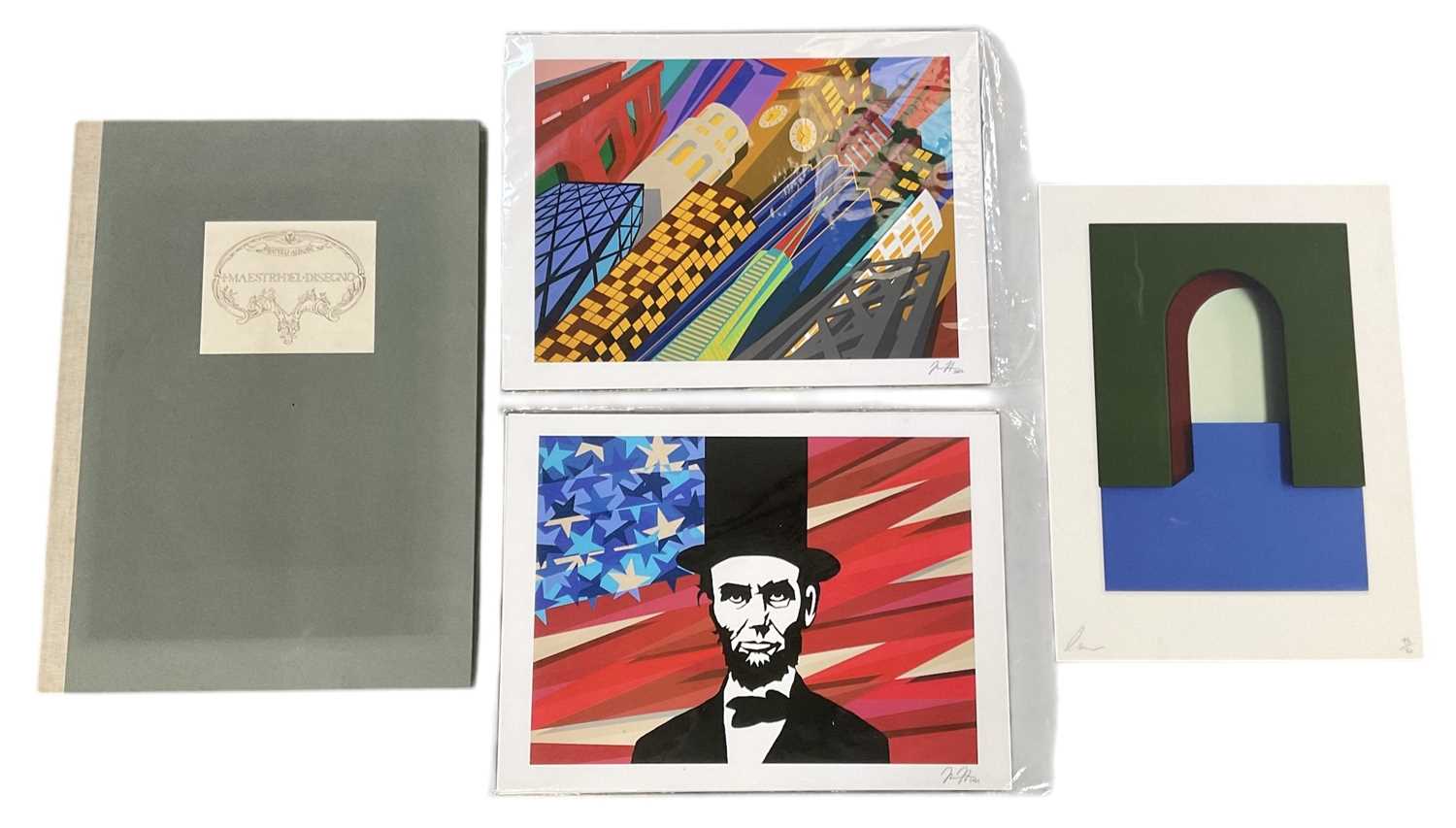 Lot 255 - JORDAN HERREN; a signed giclée print, 'Abe...