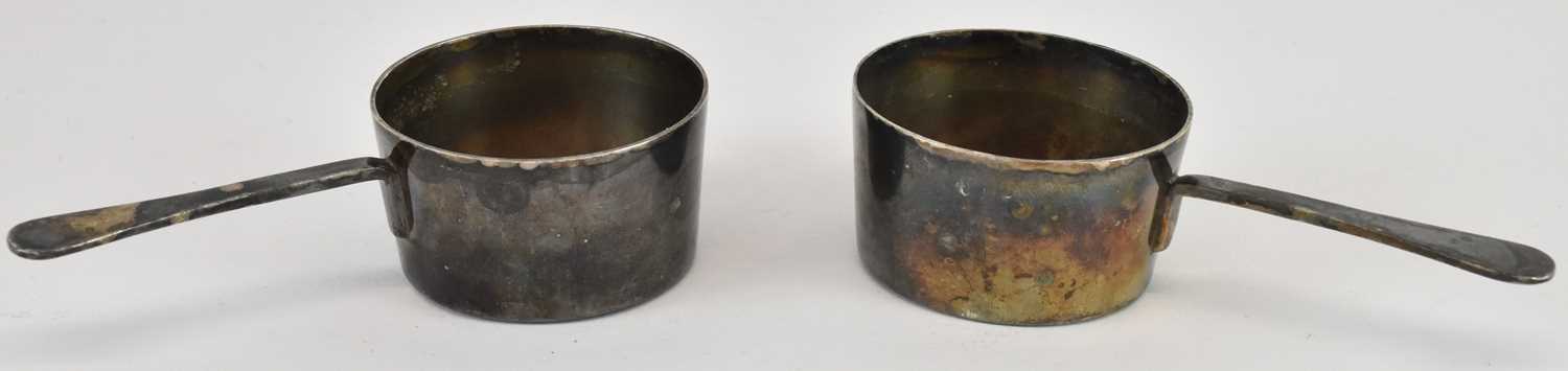 Lot 1152 - ROBERT & SAMUEL HENNELL; a pair of white metal...