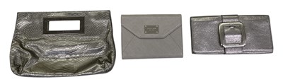 Lot 469 - MICHAEL KORS; a grey leather iPad case, 20 x...