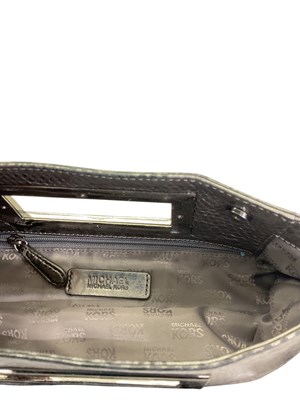 Lot 469 - MICHAEL KORS; a grey leather iPad case, 20 x...