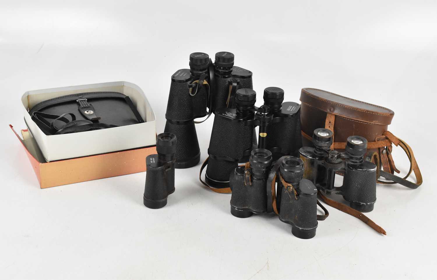 Lot 289 - A collection of binoculars comprising Frank...