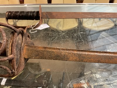 Lot 98 - A 17th century style basket hilt sword,...