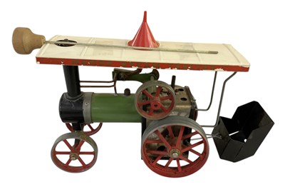 Lot 506 - MAMOD; a steam tractor with funnel, canopy and...