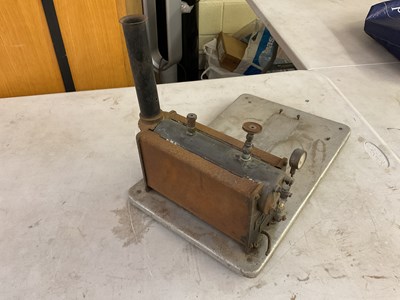 Lot 507 - A vintage stationary steam boiler, mounted on...