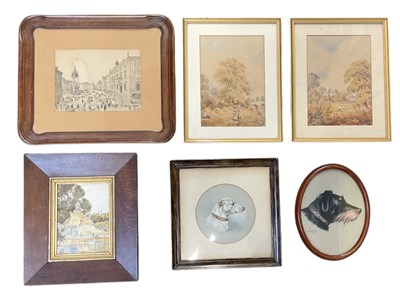 Lot 254 - WILFRID BALL; watercolour, 'Gatehouse Beaulieu,...