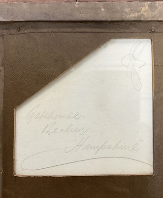 Lot 254 - WILFRID BALL; watercolour, 'Gatehouse Beaulieu,...