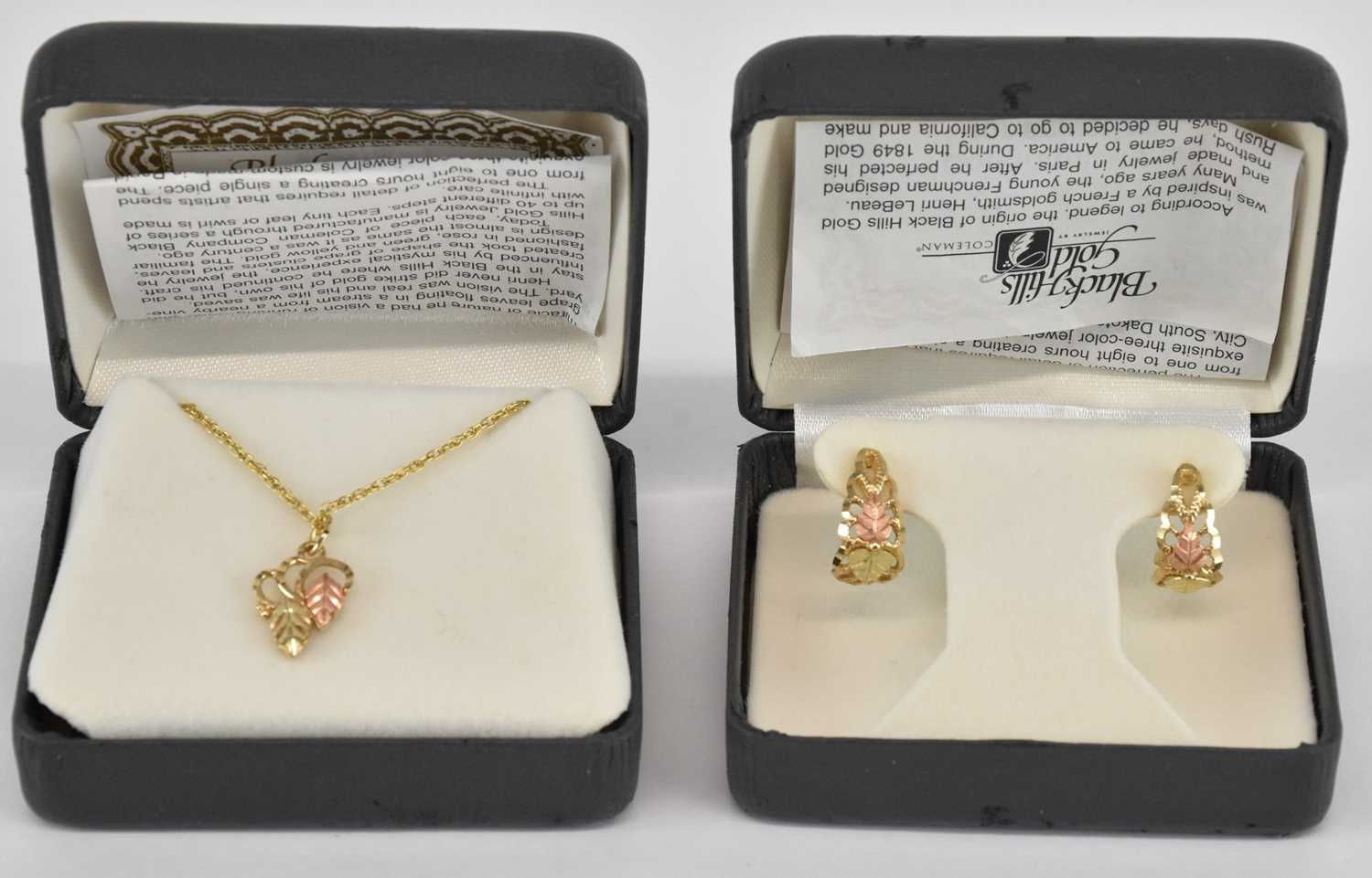 Lot 1203 - COLEMAN COMPANY, BLACK HILLS GOLD; a two tone...