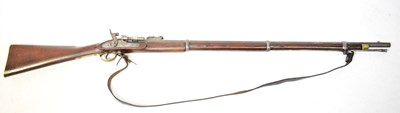 Lot 811 - ENFIELD; a .577 Snider action three band rifle,...