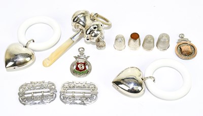 Lot 2463 - An Edward VII hallmarked silver and mother of...