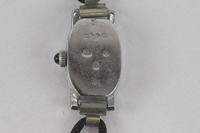 Lot 1604 - BERKELEY; a gold plated slimline pocket watch,...