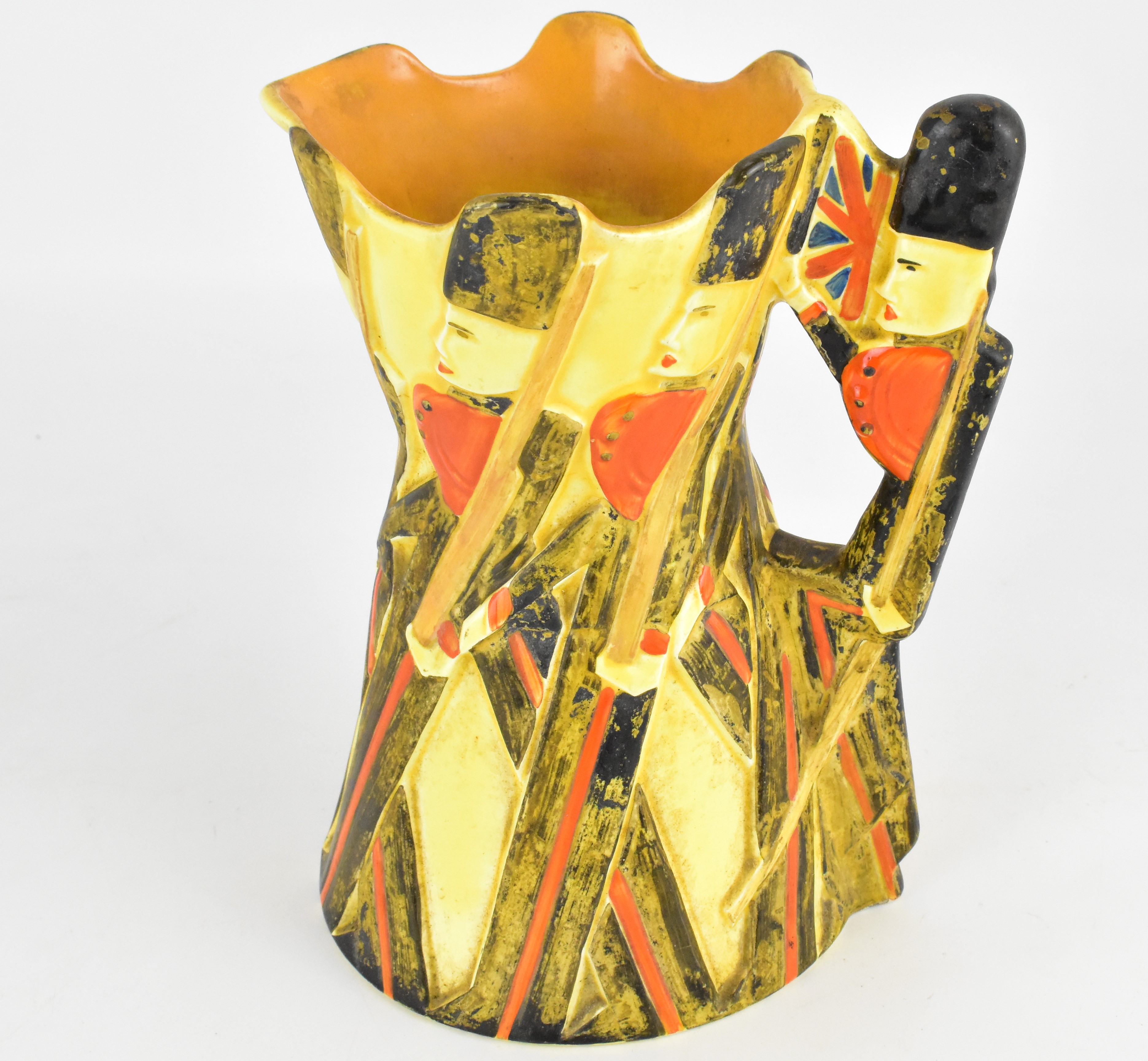 Lot 415 - BURLEIGH WARE; a 1930s 'Guardsman Marching