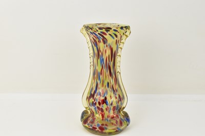 Lot 302 - Two Murano-style glass clowns, the tallest...