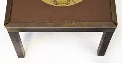 Lot 13 - Two glass-topped occasional tables, each inset...