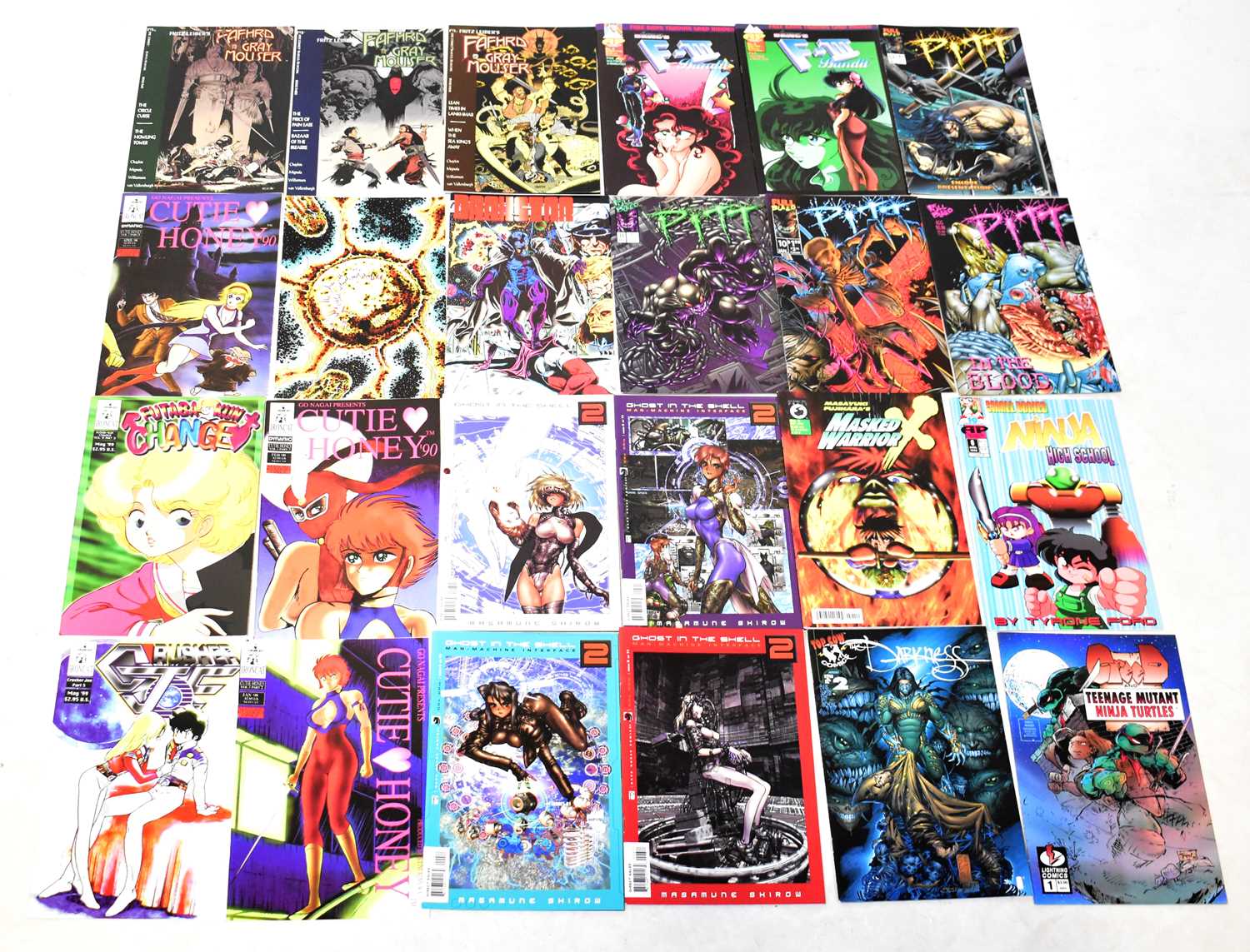 Lot 777 - MANGA; a quantity of mixed 1990s-2000s comics,...