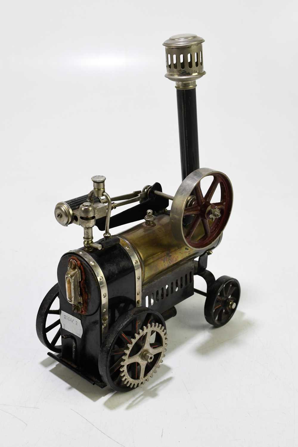 Lot 71 - A scratch built model engine, with chain and