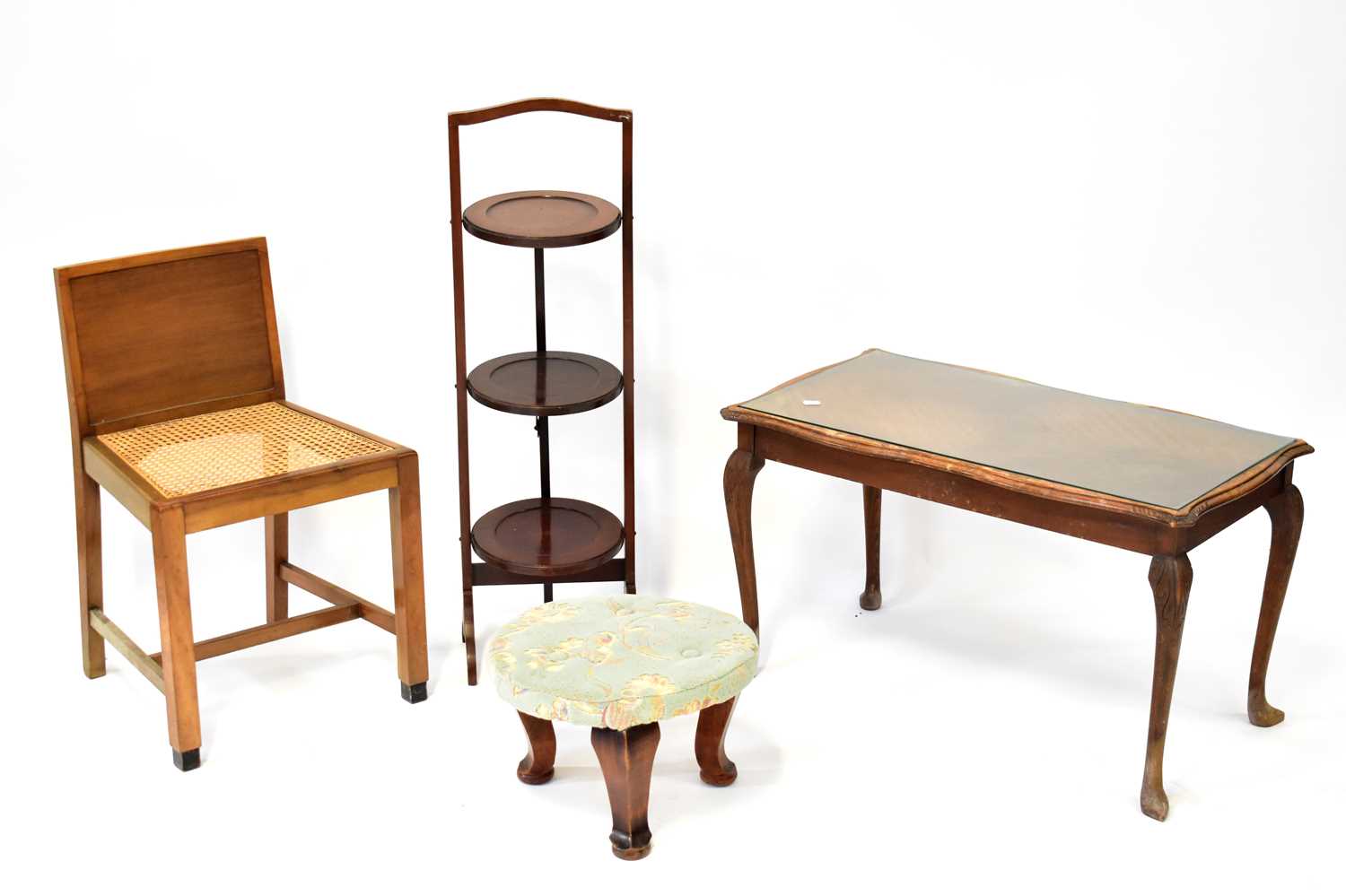 Lot 69 - An early 20th century mahogany folding cake...