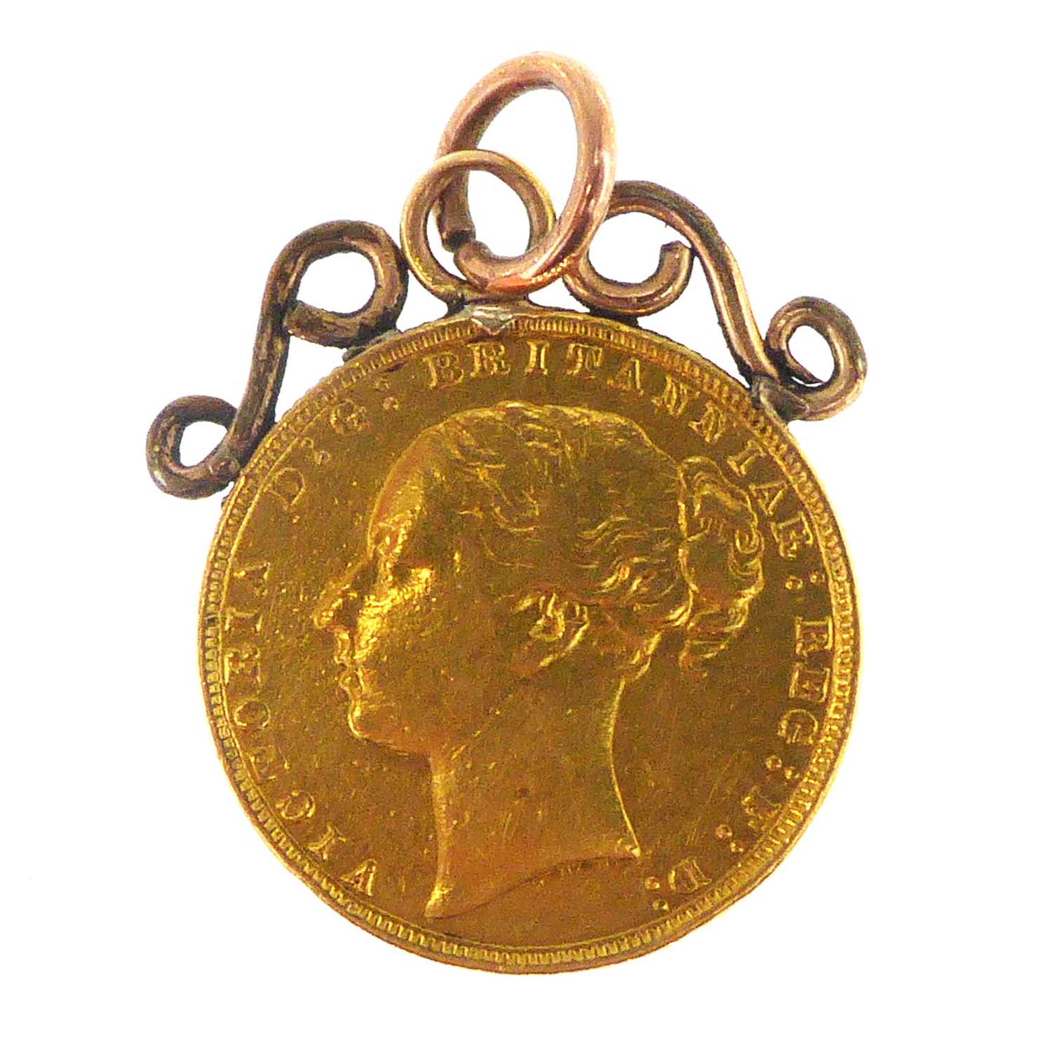 Lot 921 - A Victorian 1878 sovereign, young head, London...