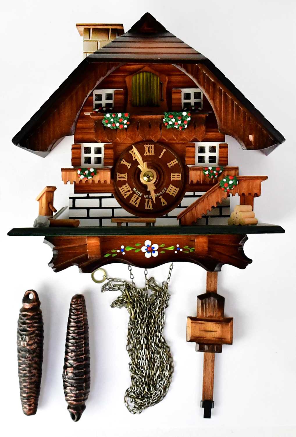 Lot 191 - HUBERT HERR; a Black Forest cuckoo clock in...