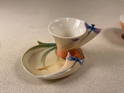 Lot 220 - FRANZ PORCELAIN; a tea for one set, comprising...
